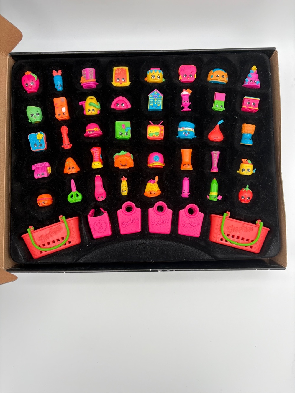 Shopkins 2013 Black Box Neon Mystery Edition Complete 40pc
